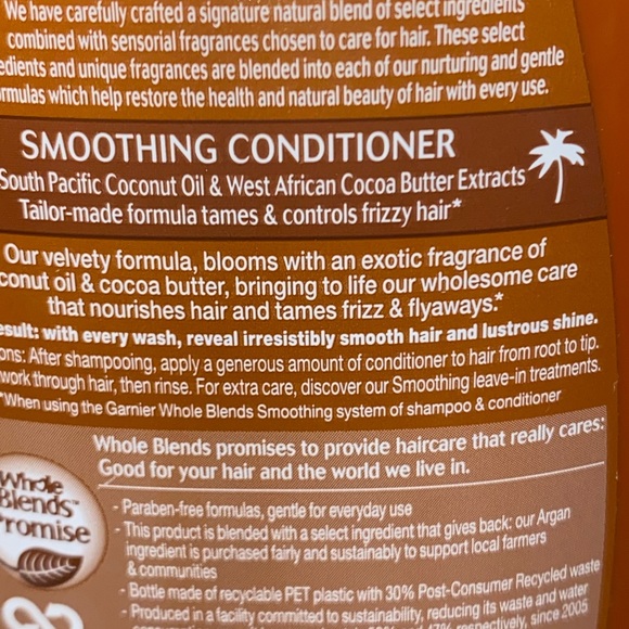 Garnier Whole Blends smoothing shamp.& conditioner - Picture 4 of 7